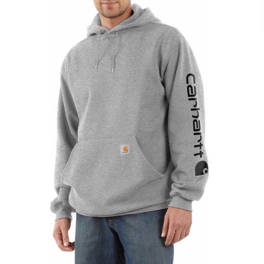Carhartt Heather Gray Hoodie
